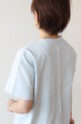 ディニテコリエ(Dignite Collier）裾切替プルオーバー／アイスブルー
