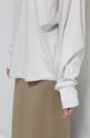 ディニテコリエ(Dignite Collier）フロッキープリントＴシャツ／ベージュ