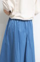 ブランコイブリロ（blanco y brillo）タフタフレアスカート／ブルー