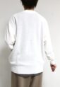 ブランコイブリロ（blanco y brillo）メッセージ刺しゅう入りカーディガン／ホワイト