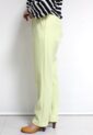 【昨年大ヒット】ディニテコリエ(Dignite Collier）裏フリーステーパードパンツ／ライム