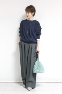 再入荷】【あたたか素材】ディニテコリエ(Dignite Collier）裏起毛