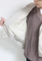 ブランコイブリロ（blanco y brillo）ショートダウンベスト／ベージュ