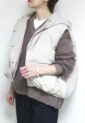 ブランコイブリロ（blanco y brillo）ショートダウンベスト／ベージュ