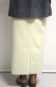 ディニテコリエ(Dignite Collier）ウーリージャージスカート／イエロー
