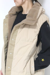 ダウンベスト コムアンファム comme une femme 羽毛 ダウンベスト コムアンファム comme une femme 羽毛