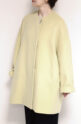 ディニテコリエ(Dignite Collier）ビーバーコクーンコート／イエロー