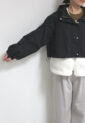 ディニテコリエ(Dignite Collier）3WAYブルゾン／ブラック