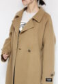 ディニテコリエ(Dignite Collier）ダブルフェイスラグランコート／ベージュ