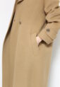 ディニテコリエ(Dignite Collier）ダブルフェイスラグランコート／ベージュ