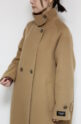ディニテコリエ(Dignite Collier）ダブルフェイスラグランコート／ベージュ