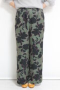 ロージー(ROSIEE)モダン柄プリントイージーパンツ/グリーン系