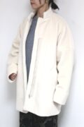 ディニテコリエ(Dignite Collier）ボアジャケット／アイボリー