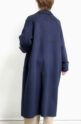 ディニテコリエ(Dignite Collier）ダブルフェイスラグランコート／ネイビー