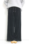 ロージー(ROSIEE)ベロアサイドラインパンツ/ブラック