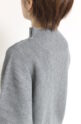 マリードール（MARIED'OR）ウール混ホールガーメントボトルネックP/O／グレー杢