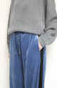 ロージー（ROSIEE）ベロアサイドラインパンツ／ブルー