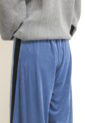 ロージー（ROSIEE）ベロアサイドラインパンツ／ブルー
