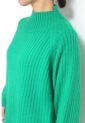 ロージー（ROSIEE）ボトルネックワイドリブニット／グリーン