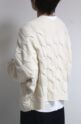 ブランコイブリロ（blanco y brillo）アランケーブル２WAYプルオーバー／オフホワイト
