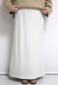 カフネ（CAFUNE）裏起毛バックフレアスカート／オフ