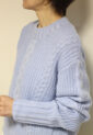 ディニテコリエ(Dignite Collier）ケーブルKNITセットPO／サックス