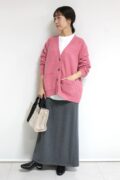 ディニテコリエ(Dignite Collier)インナーセットカーディガン/ピンク