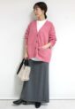 ディニテコリエ(Dignite Collier）インナーセットカーディガン／ピンク