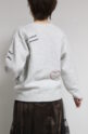 ロージー（ROSIEE)レタリング刺繍プルオーバー／杢グレー
