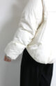 レ・アージュ（Le's Ageu）ボリュームネックダウンコート／アイボリー