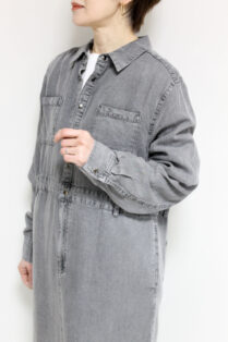 再入荷】ロージー（ROSIEE）テンセルデニムワンピース／ブラック