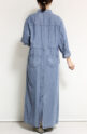 ロージー（ROSIEE）テンセルデニムワンピース／ブルー