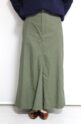 カフネ（CAFUNE）コットンマーメードスカート／カーキ