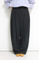 パシオーネ（PASSIONE）ツータックタックパンツ／ブラック