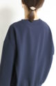 パシオーネ（PASSIONE）シボ感プルオーバーブラウス／ネイビー