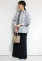 マリードール （MARIED’OR）ライトシアー チェック シャツ／ブルー系