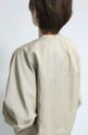 パシオーネ（PASSIONE）ノーカラーショートジャケット／ベージュ