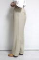 ディニテコリエ（Dignite collier）ウエストシャーリングパンツ／ベージュ【セットアップ対応できます】