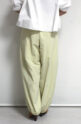 ディニテコリエ（Dignite collier）パラシュートパンツ／イエロー