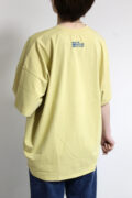 アンナケリー(Anna Kerry)バックロゴコクーンシルエットワイドT/イエロー