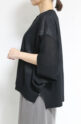 シュガーローズ（SUGAR ROSE）ドルマンポンチョ風カーディガン／ブラック