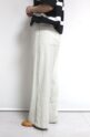 シュガーローズ（SUGAR ROSE）ストレッチリネンワイドパンツ／アイボリー