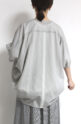 アンカルネ（Un carnet）シアー天竺ドルマンシャツ／グレイベージュ