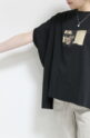 パシオーネ（PASSIONE）ロゴ＆フォトＴシャツ／ブラック