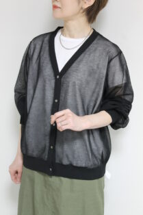 ロージー（ROSIEE）コンパクトシアーカーディガン／ブラック - 8,580円