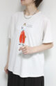 【新色追加】ロージー（ROSIEE）女の子柄プリントＴシャツ／アイボリーベージュ