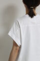 ディニテコリエ(Dignite Collier）ワンポイントロゴコクーンTシャツ／オフ