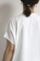 パシオーネ（PASSIONE）「AUTHENTIC」ロゴＴシャツ／オフ×パープルロゴ