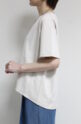 シロデラボンテ（siro de labonte）ボートネック大人Tシャツ／エクリュ