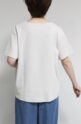 シロデラボンテ（siro de labonte）ボートネック大人Tシャツ／エクリュ